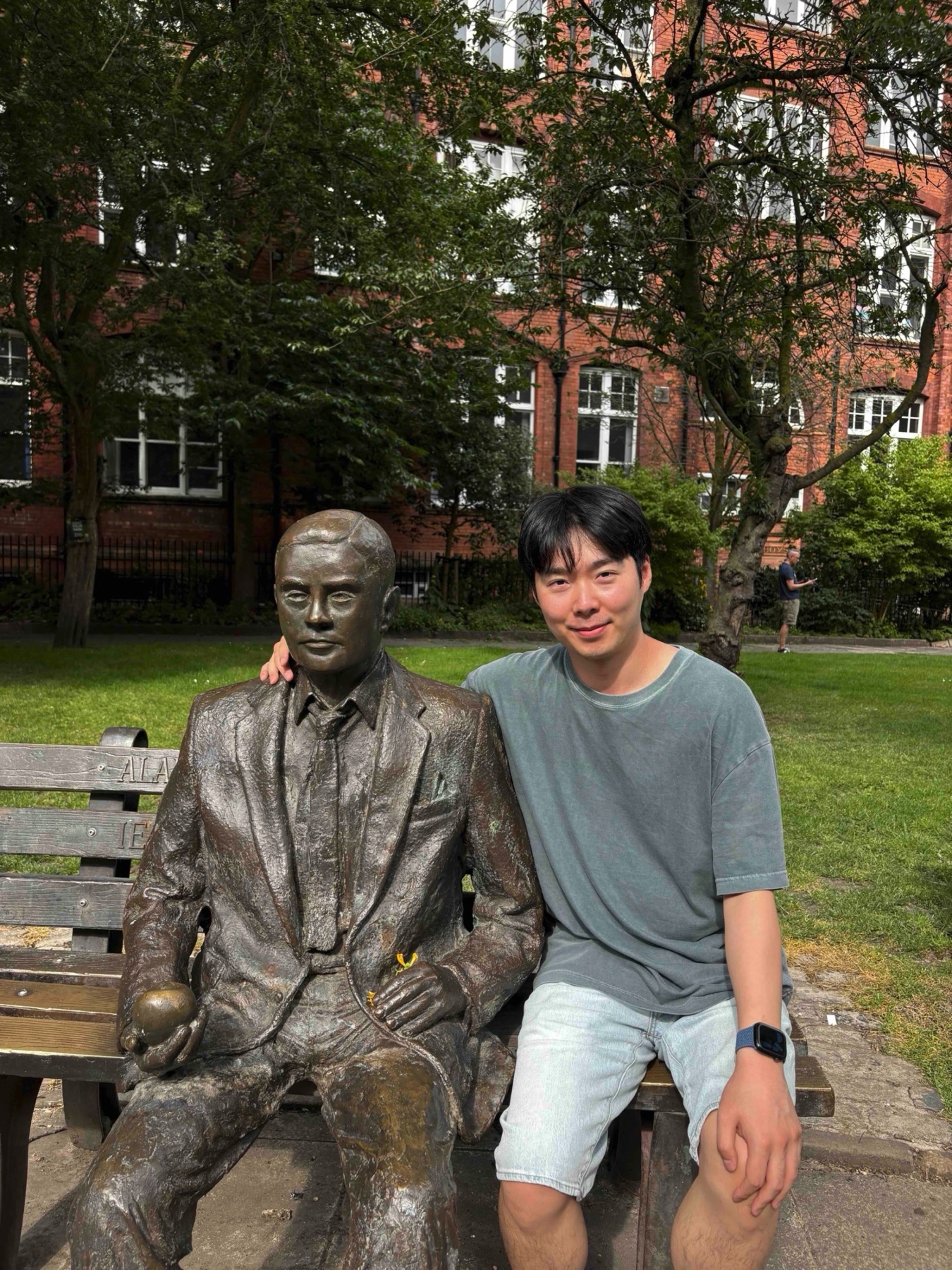 Taehyeong Kim at the Alan Turing Memorial